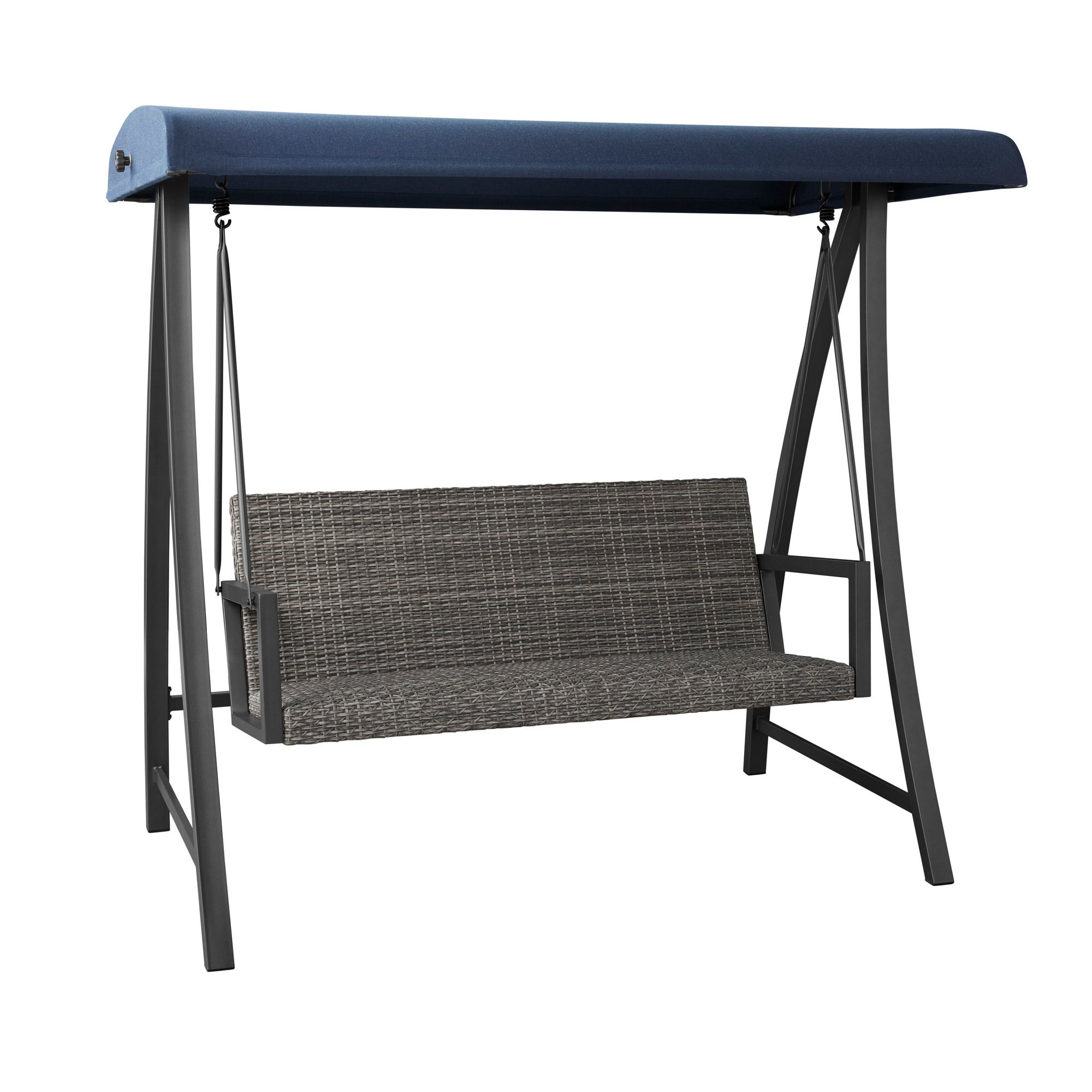 AGIO WOVEN PATIO SWING W/ CANOPY - Thumbnail 6