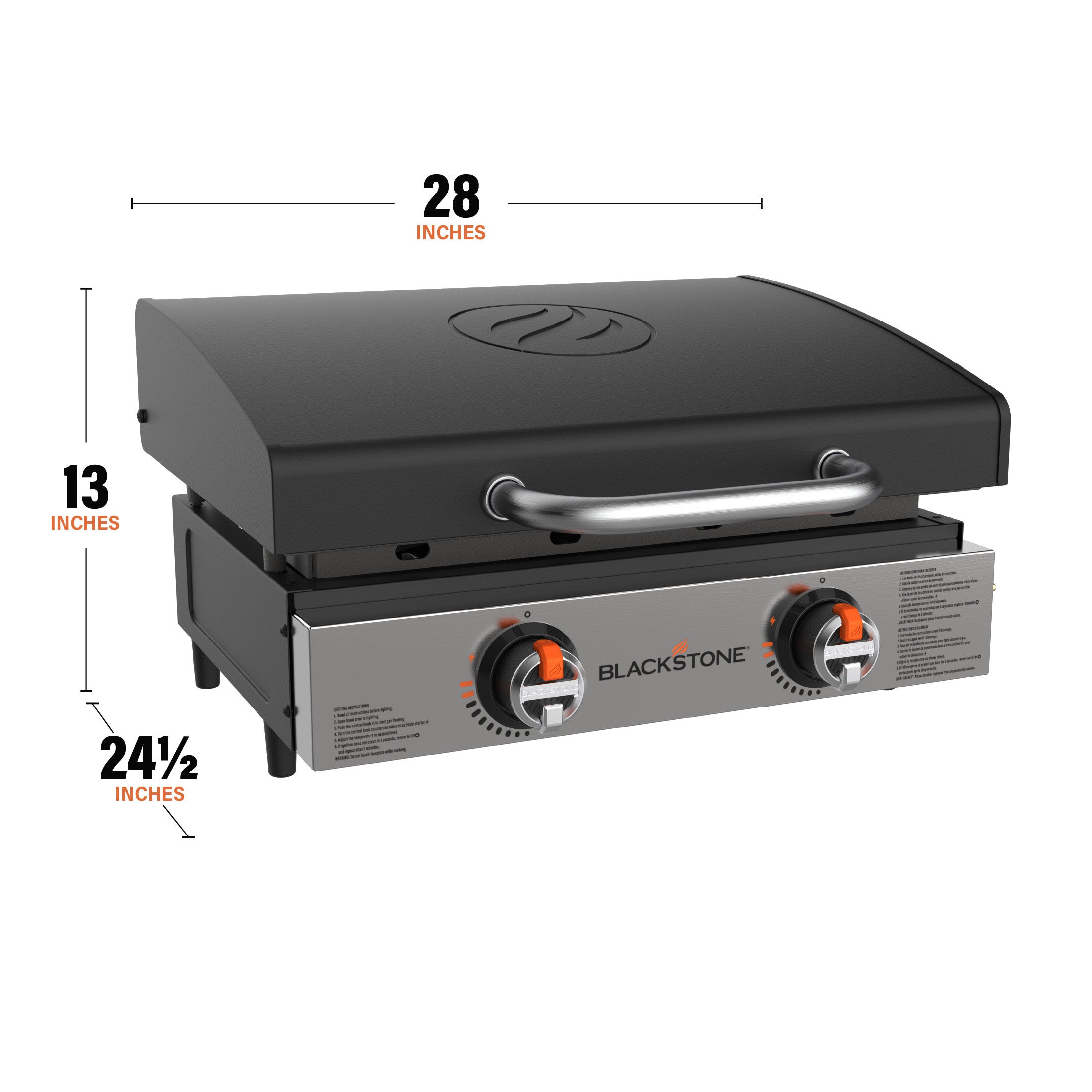 BLACKSTONE 22IN TABLE TOP GRIDDLE W/ HOOD & CLEANING KIT - Thumbnail 8