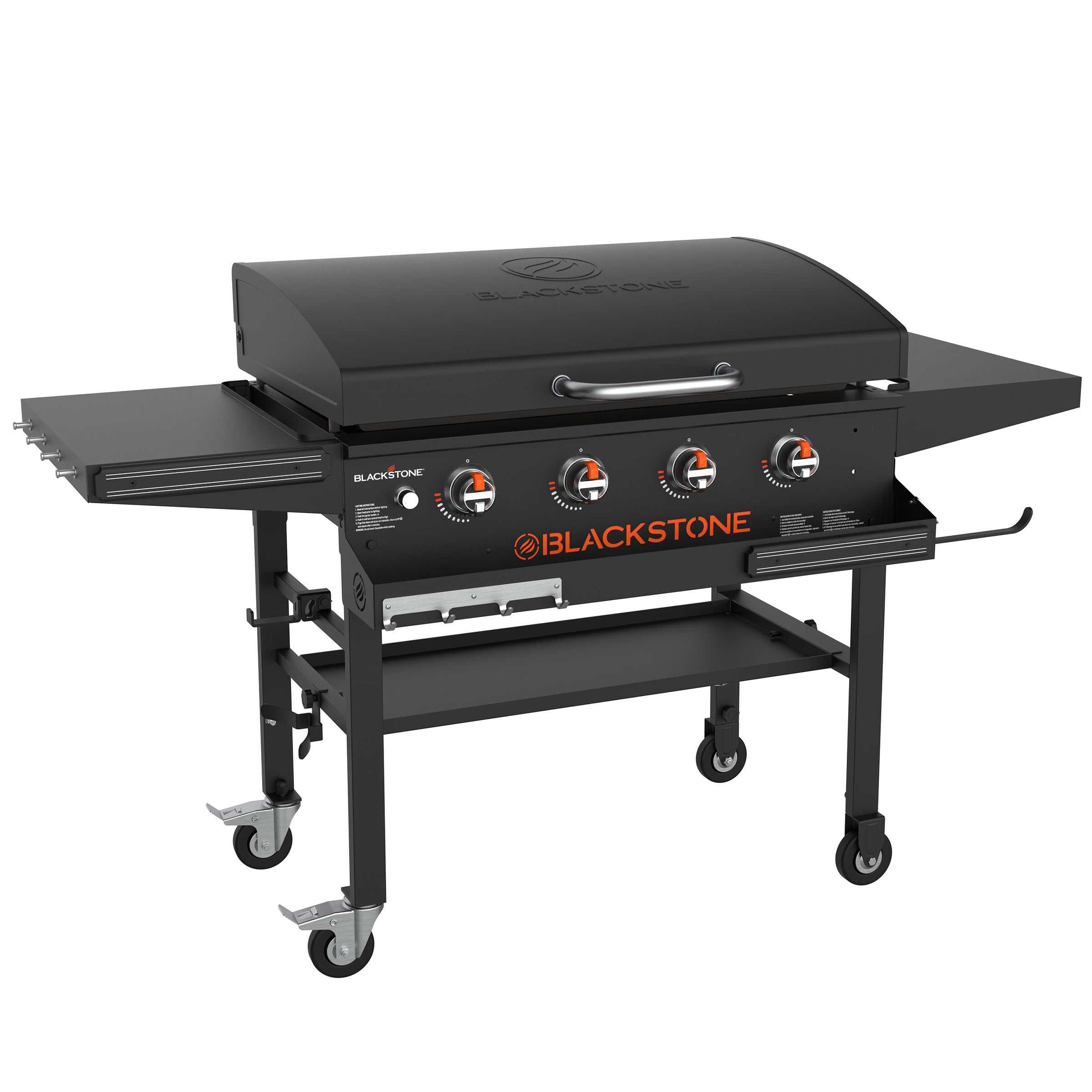 BLACKSTONE 36IN GAS GRIDDLE W/HINGED HOOD & COVER - Thumbnail 2