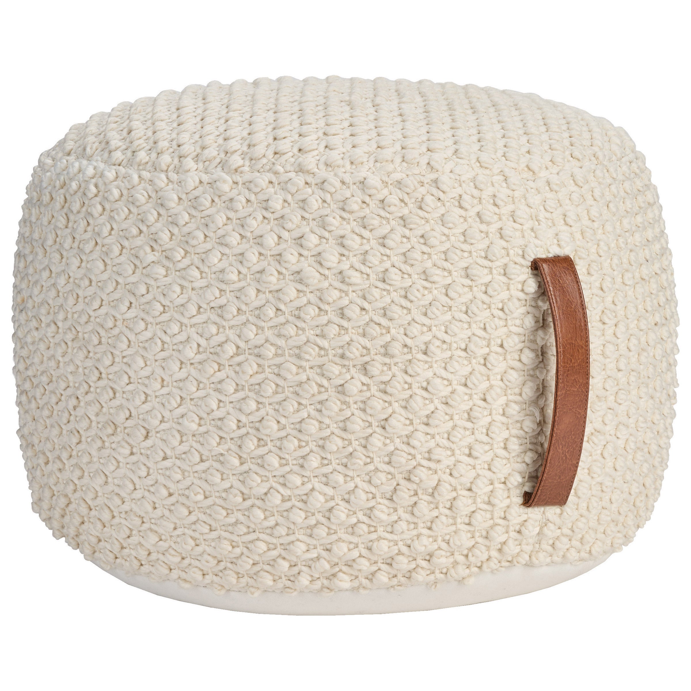 WOVEN LOOP COTTON POUF - Thumbnail 4