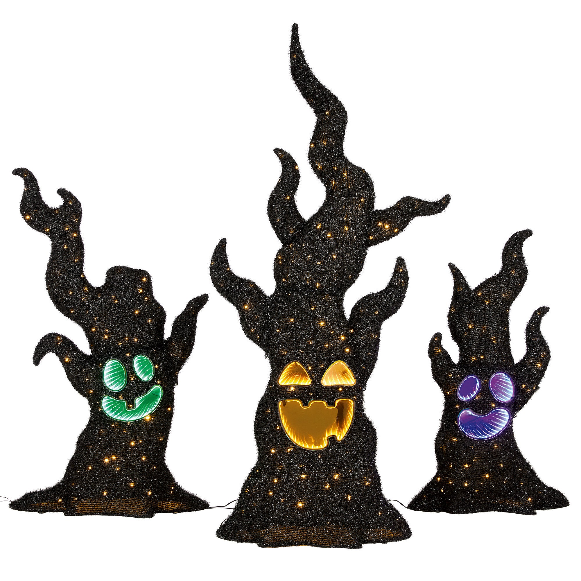 HALLOWEEN HAUNTED TREES WITH INFINITY MIRRORS, SET OF 3 - Thumbnail 2
