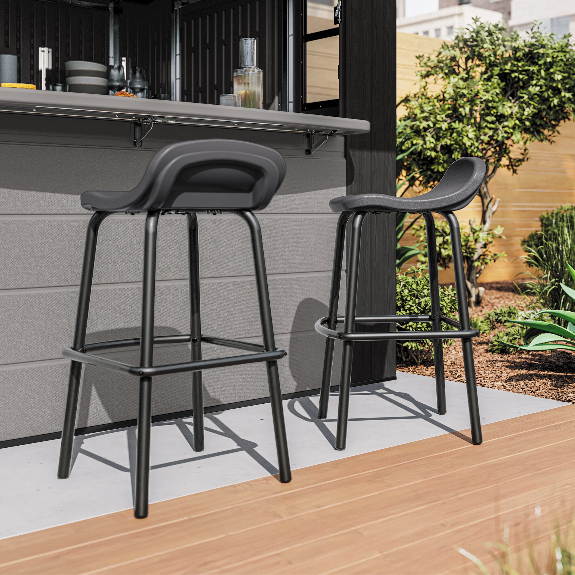 SUNCAST 8'X7' CABANA ENTERTAINMENT SHED - Thumbnail 3