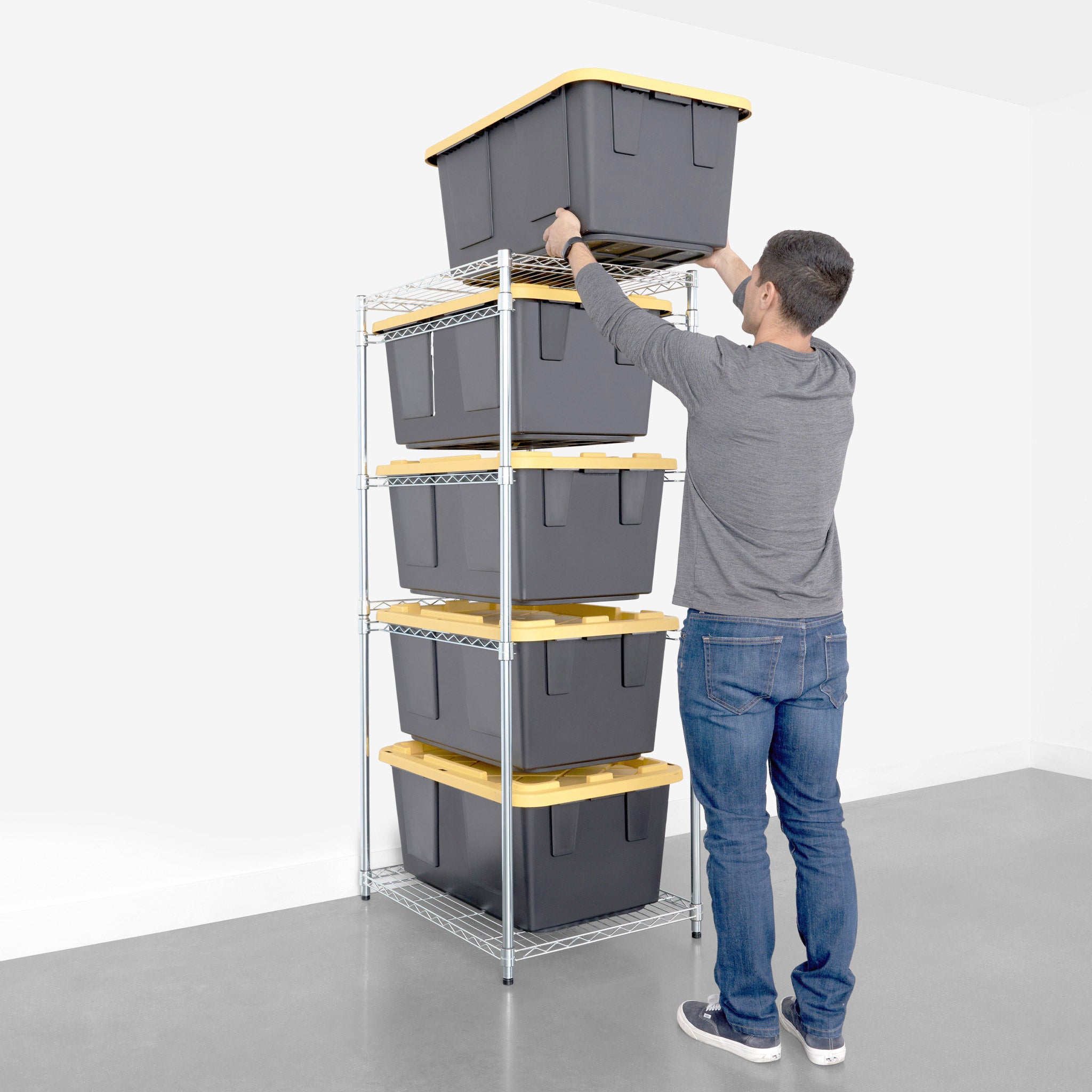 SAFERACK STORAGE BIN RACK - Thumbnail 8