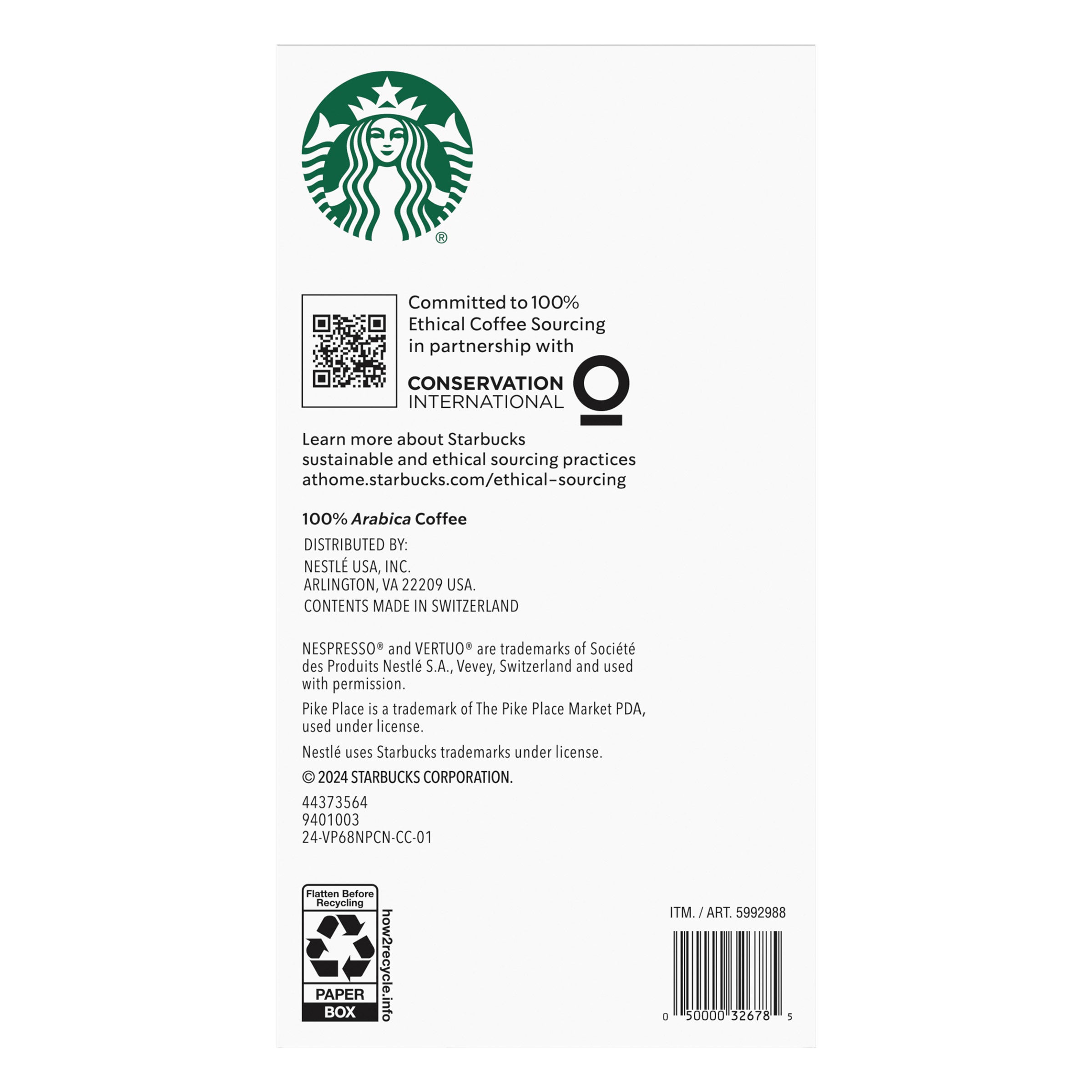 STARBUCKS BY NESPRESSO VERTUO LINE VP 68CT - Thumbnail 4