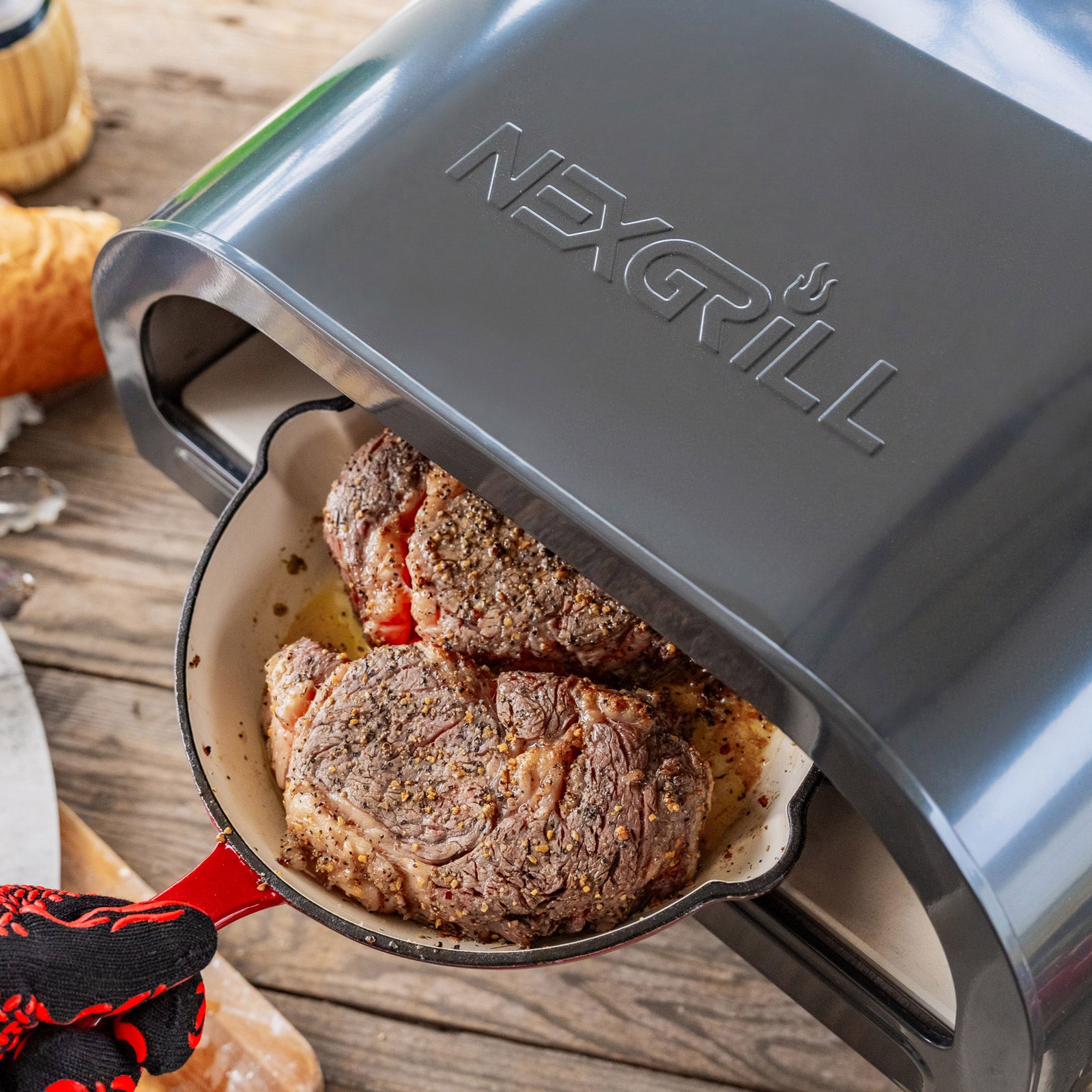 NEXGRILL ORA 16¨ PIZZA OVEN W/ROTATING STONE - Thumbnail 4