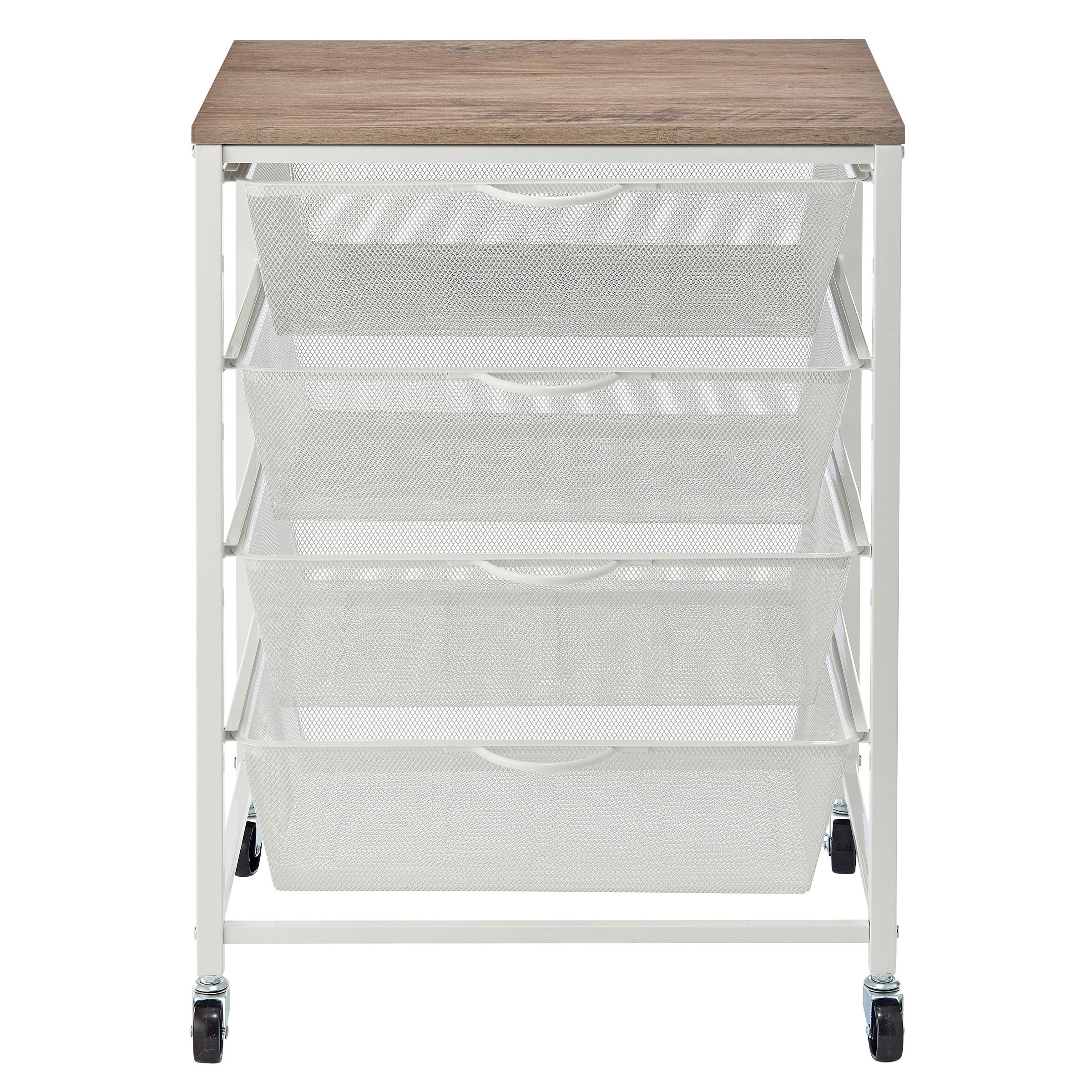 4-DRAWER MESH ROLLING CART - Thumbnail 4