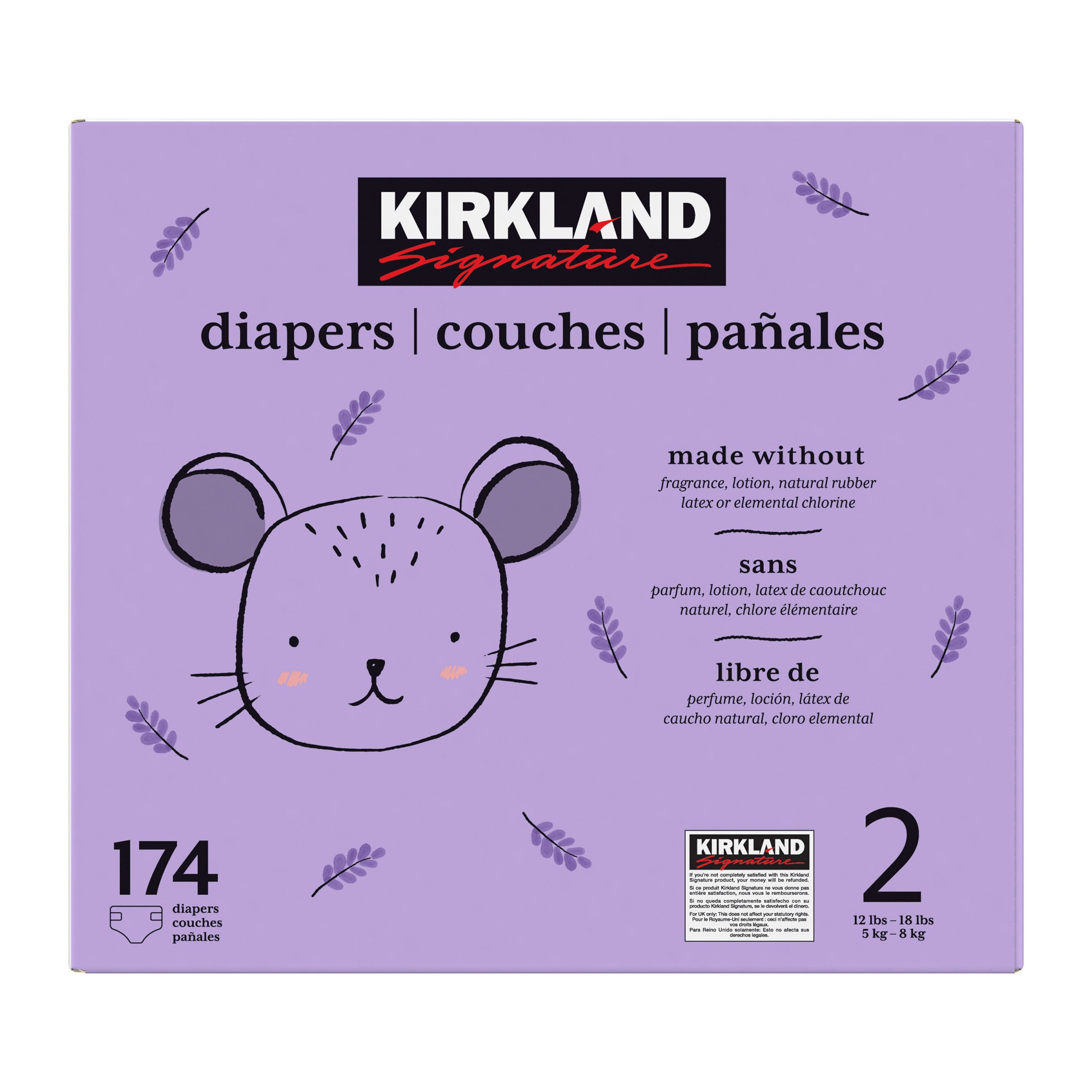 KIRKLAND SIGNATURE DIAPERS SIZE 2 174 CT - Thumbnail 5