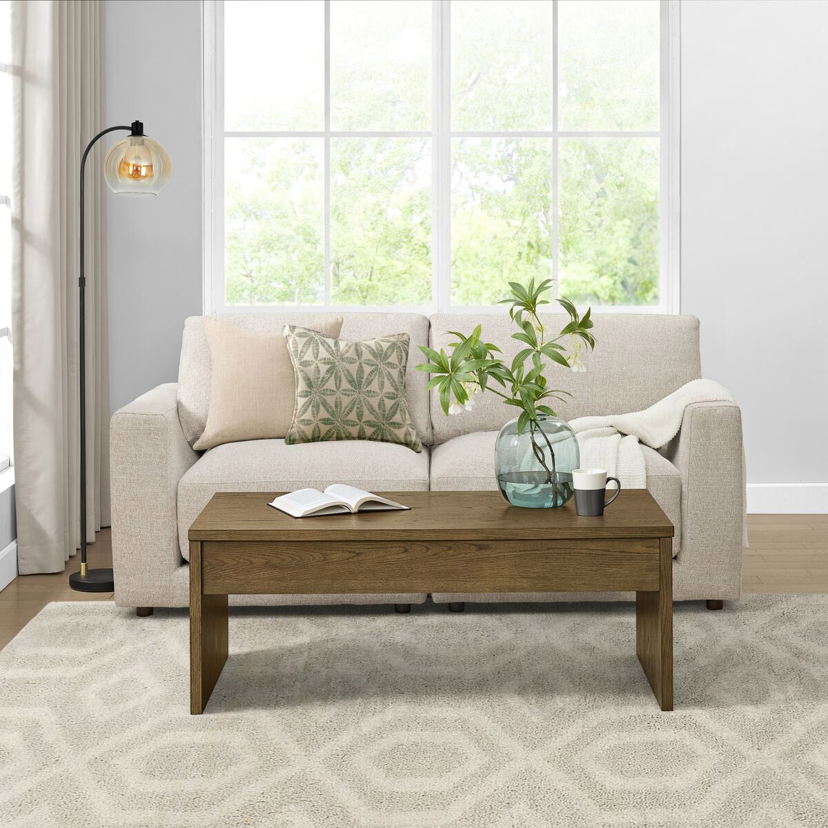 BAYSIDE FURNISHINGS WHITLEE LIFT-TOP COFFEE TABLE - Thumbnail 7