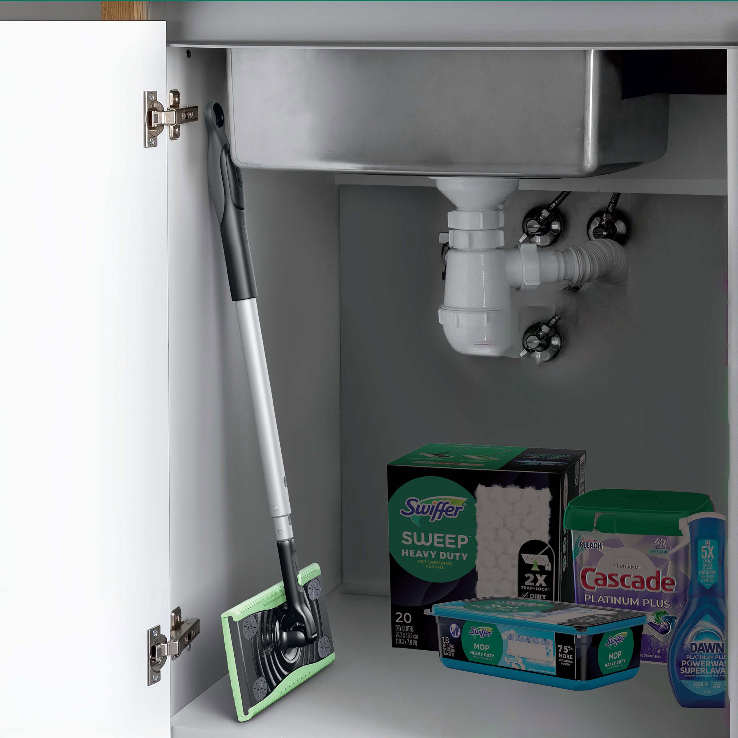 SWIFFER SWEEP & MOP 1 DEVICE + 15 WET/DRY REFILLS - Thumbnail 10