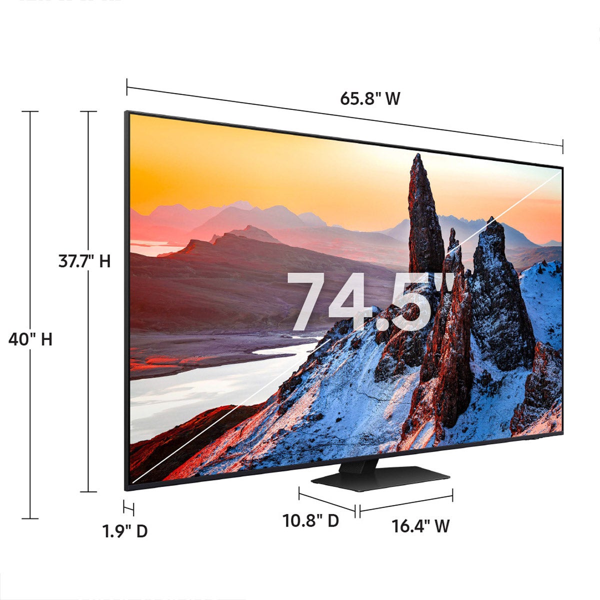 SAMSUNG 75QN85D 75¨ CLASS (74.5¨ DIAG) 4K NEO QLED LCD TV - Thumbnail 7