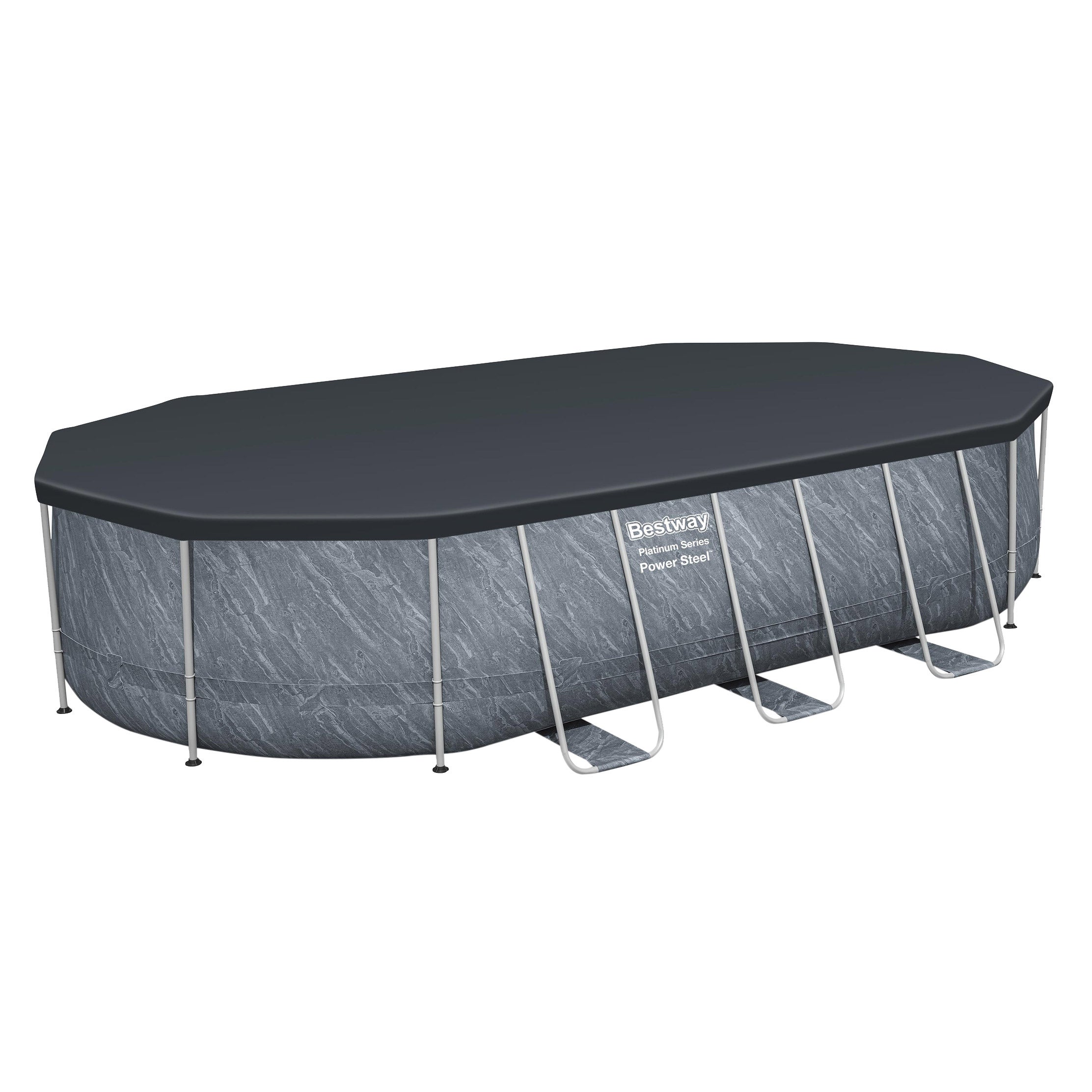 BESTWAY POWER STEEL POOL 20' SET - Thumbnail 4