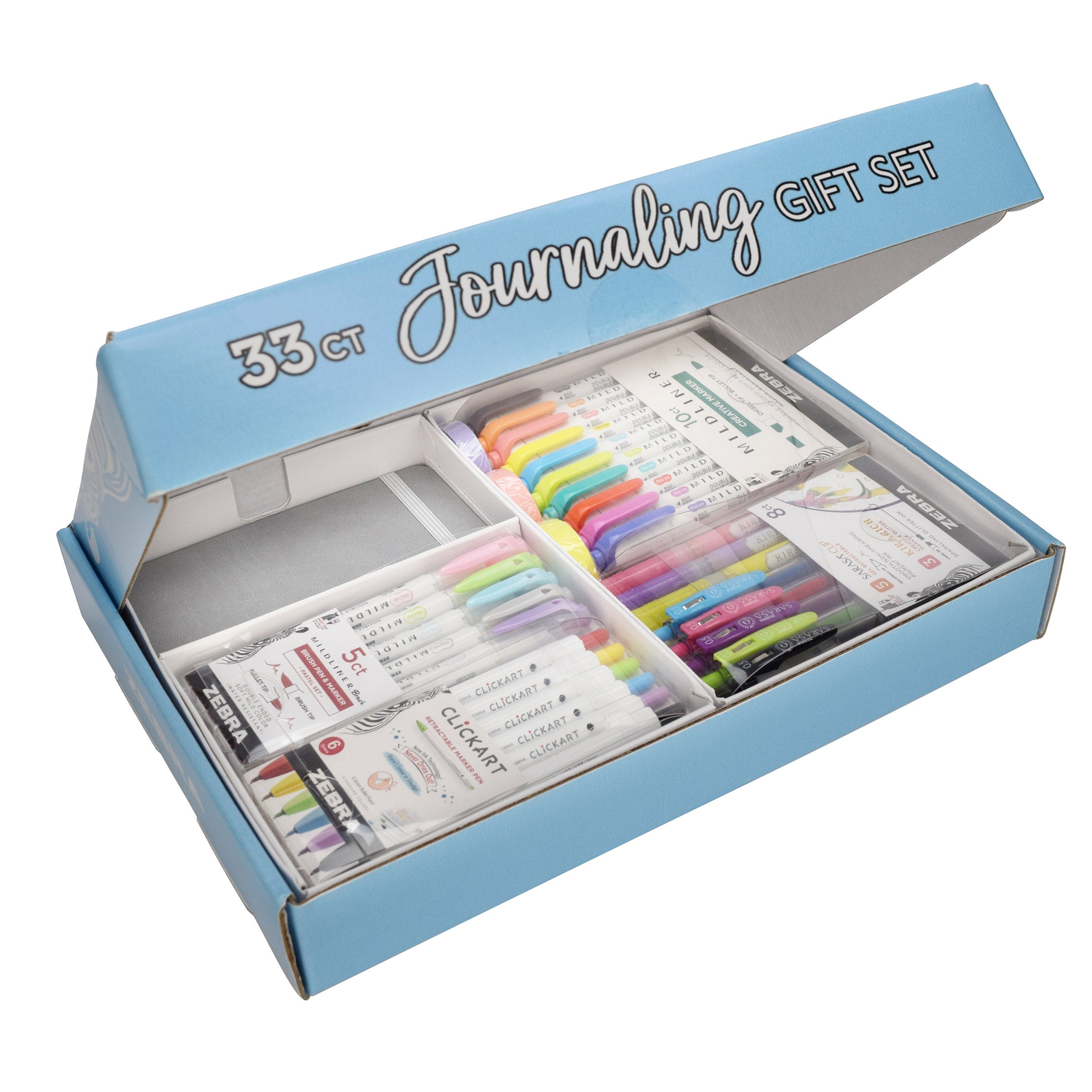 ZEBRA 33 PIECE JOURNALING GIFT SET - Thumbnail 3
