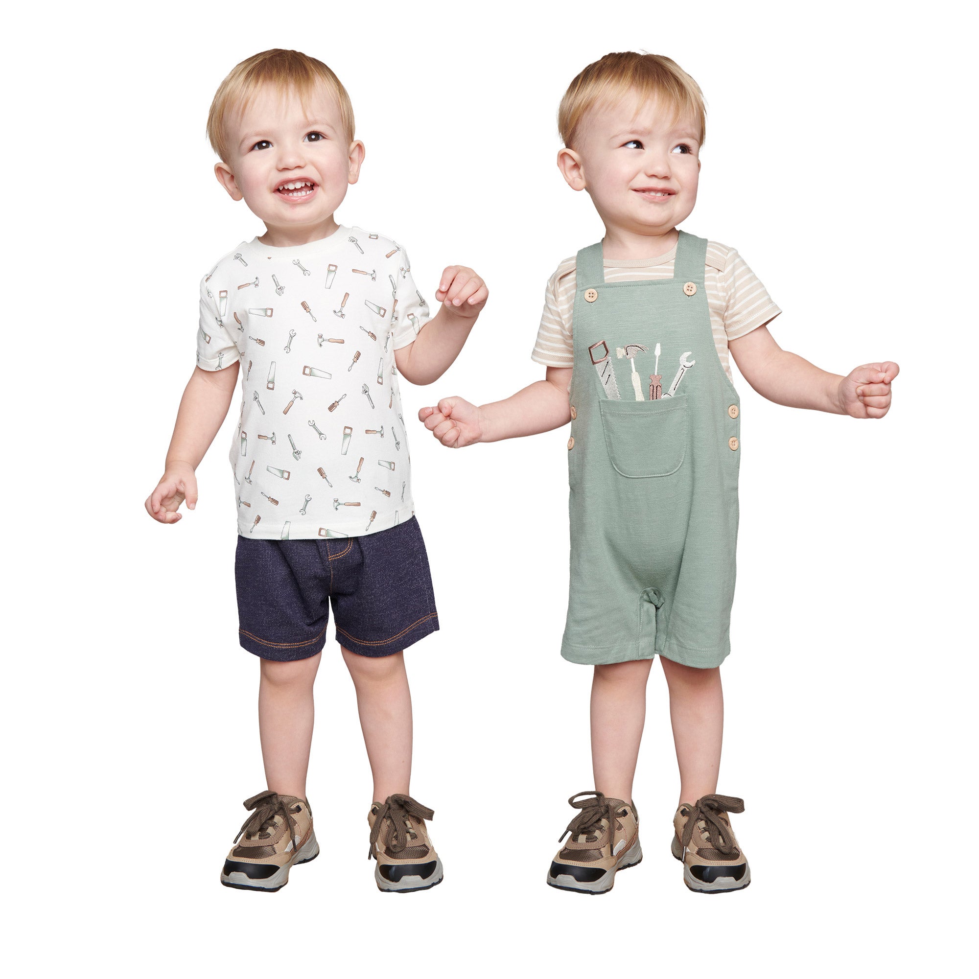 PEKKLE BABY 4PC OVERALL SET - Thumbnail 3