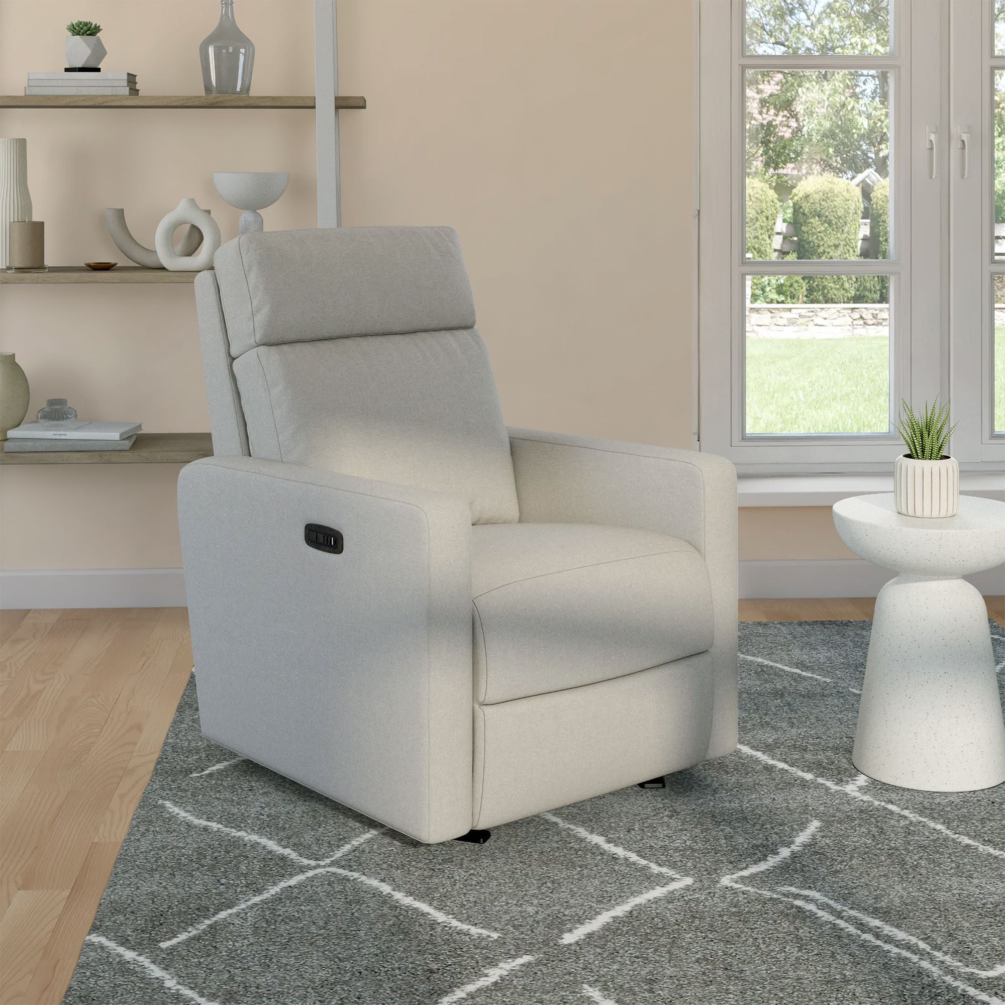 SYNERGY HOME TALLULA FABRIC POWER RECLINER - Thumbnail 5