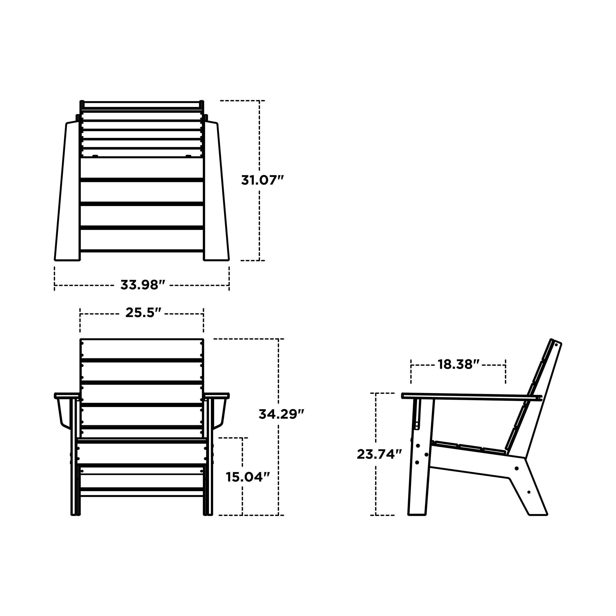 POLYWOOD EASTPORT LOUNGE CHAIR - Thumbnail 5