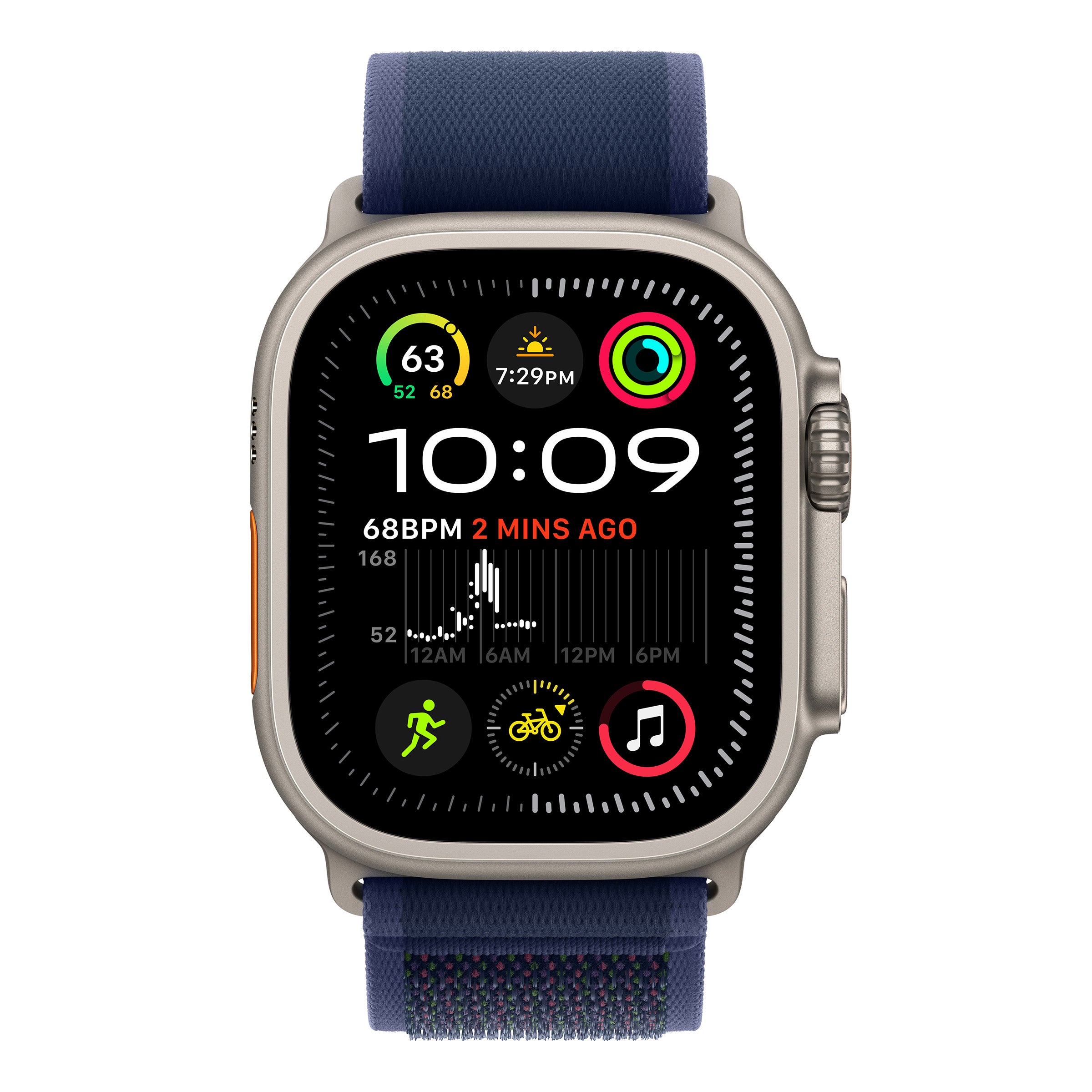 APPLE WATCH ULTRA2 LTE 49MM NATURAL TITANIUM BLUE LOOP MX4L3LW/A - Thumbnail 2