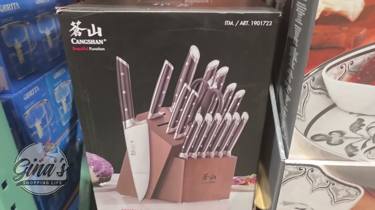 Cangshan Denali Knife Set 17-Piece Knife Block