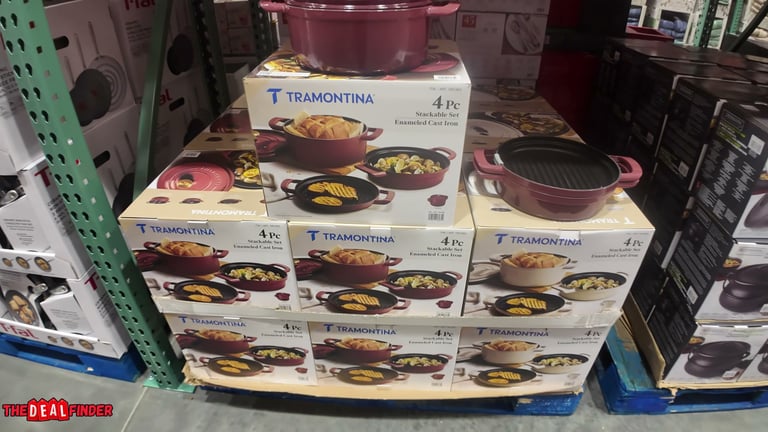Tramontina Stackable Cast Iron 4-Piece Set