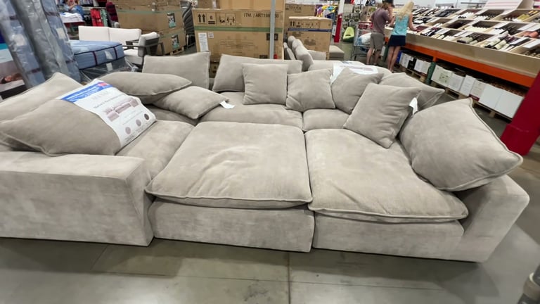 Aiden & Ivy Marlow 6-Piece Modular Fabric Sectional