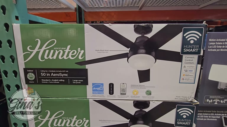 Hunter Anza 52" LED Ceiling Fan