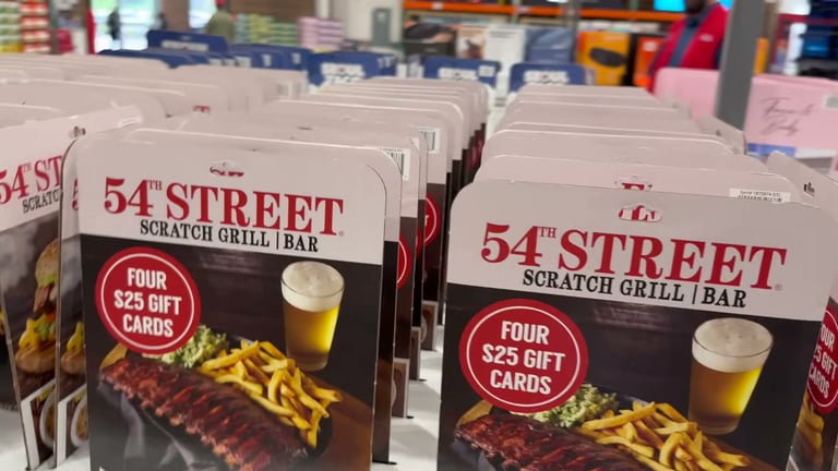 54th Street Brewhouse 4 x $25 Gift Cards (Non-Refundable)