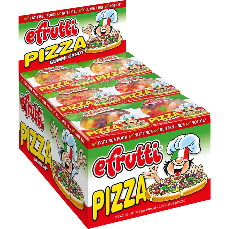 E. Frutti Gummi Pizza - 48 CT / 0.55 oz