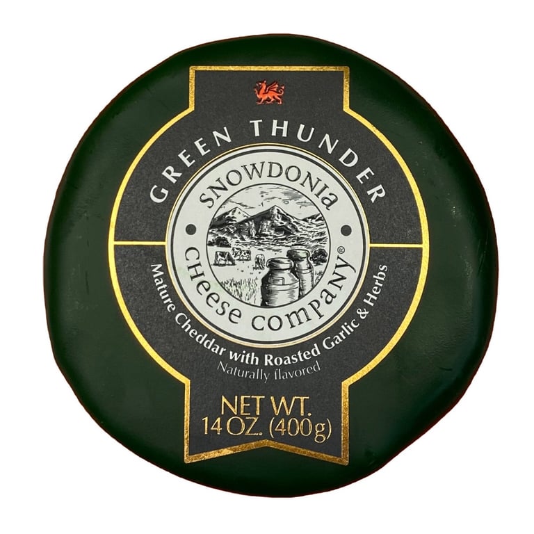 Snowdonia Green Thunder Cheddar, 14 oz