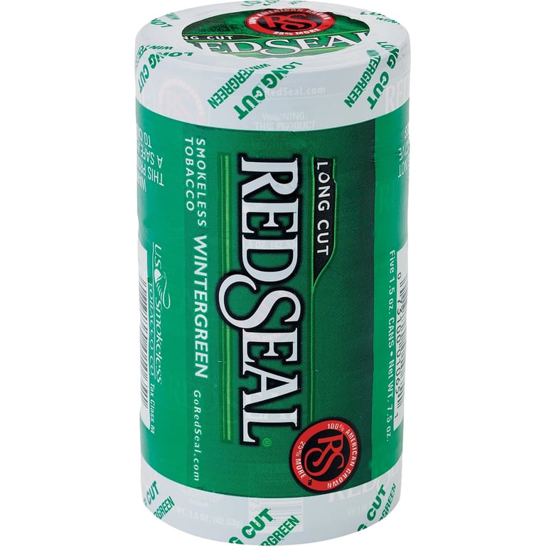 Red Seal Long Cut Wintergreen Flavor 5/1.5 oz Cans