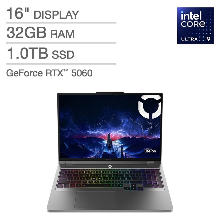 Lenovo Legion 5i 16" Gaming Laptop NVIDIA GeForce RTX 5060