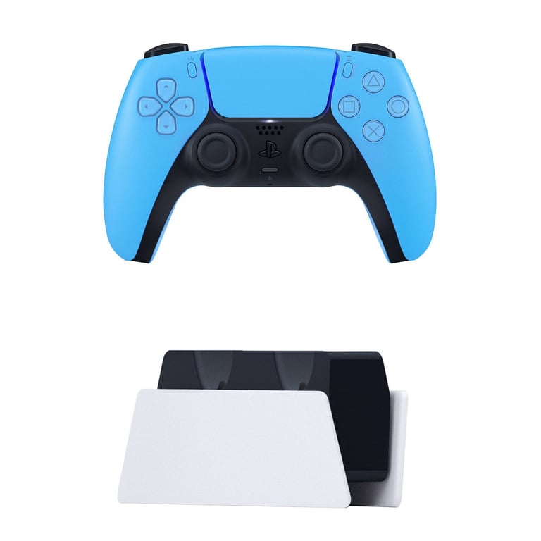 Sony PS5 DualSense Controller & Charger Bundle - Starlight Blue