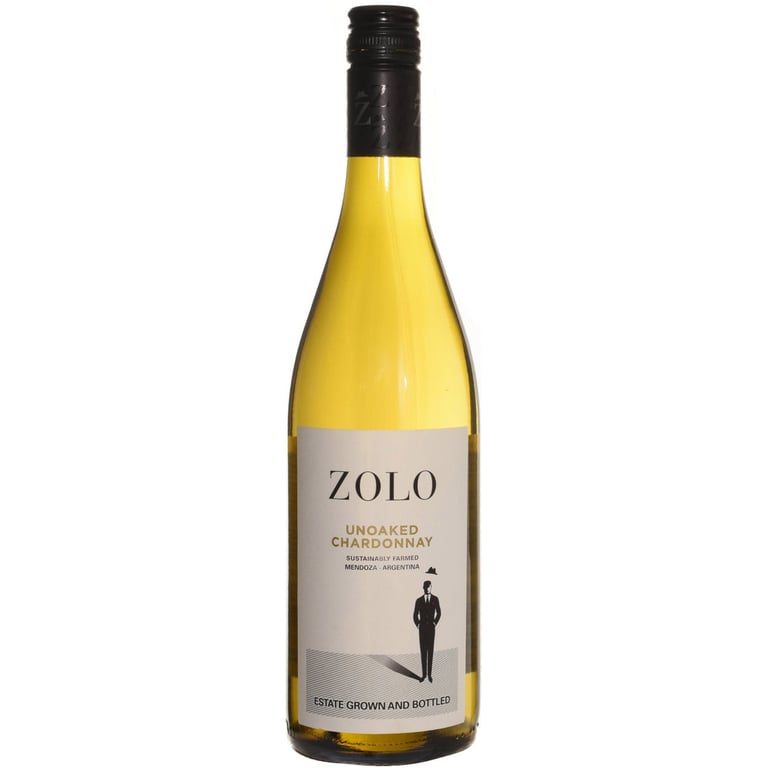Zolo Unoaked Chardonnay Argentina 750 mL