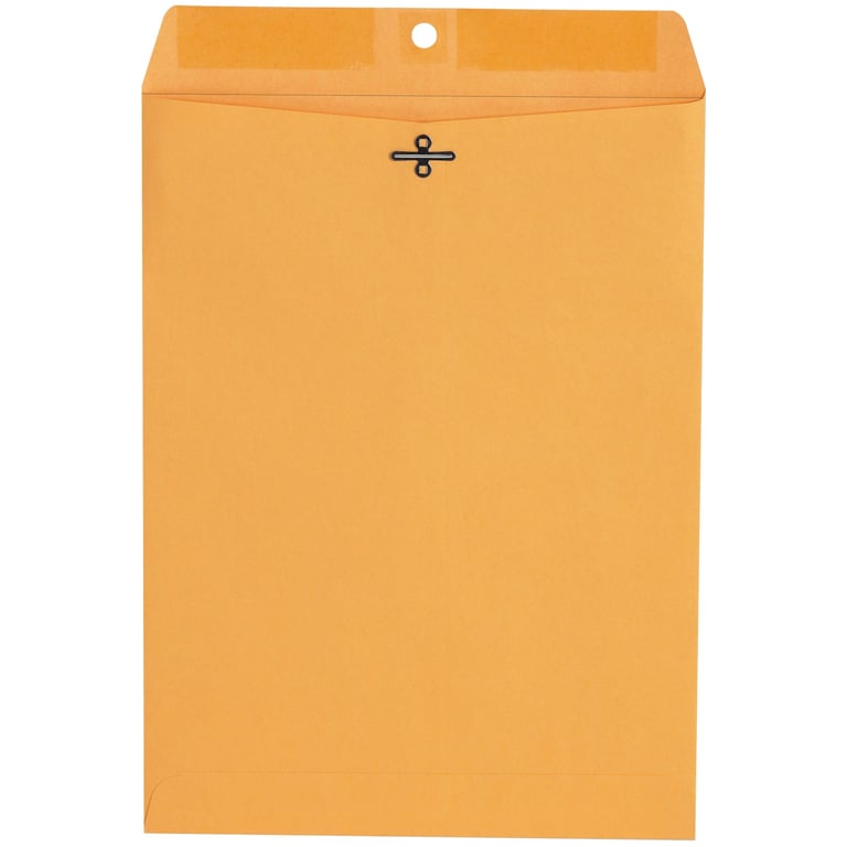 Universal 9x12 Kraft Clasp Envelope, #90, 100-Count Box