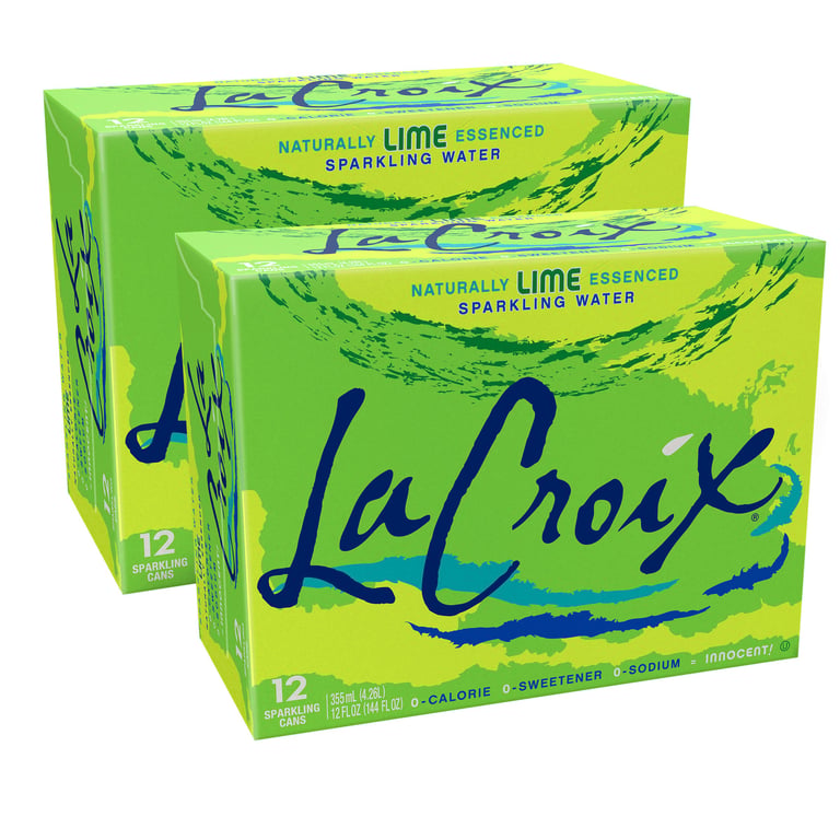 LaCroix Sparkling Water, Lime, 12 fl oz, 24-Count