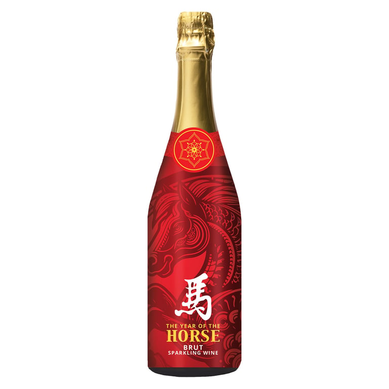 Year of the Horse Sparkling Wine France, 12-Pack 750 ML