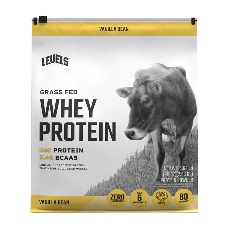 Levels Vanilla Bean Whey Protein 5.64 lb