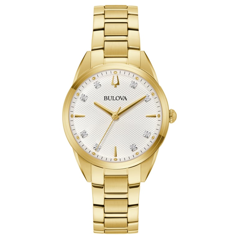 Bulova Dress Classic Gold-Tone Ladies Quartz Watch