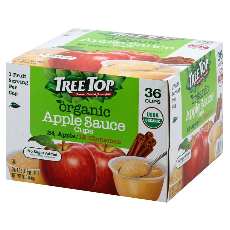 Costco Tree Top Applesauce Cups, 36 Count, 4 oz Each (#603792) - $12.99 ...