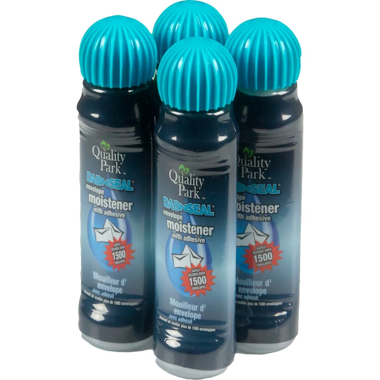 Quality Park Clear Envelope Moistener QUA46071 50mL, 4-Count
