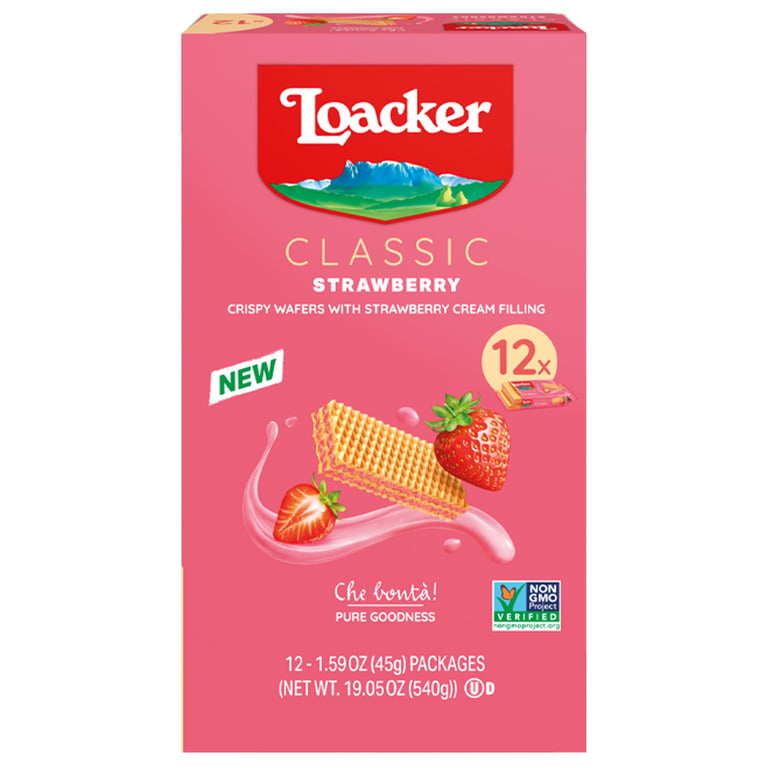 Costco Loacker Classic Crispy Wafers, Dark Chocolate, 1.59 oz, 12-Count ...