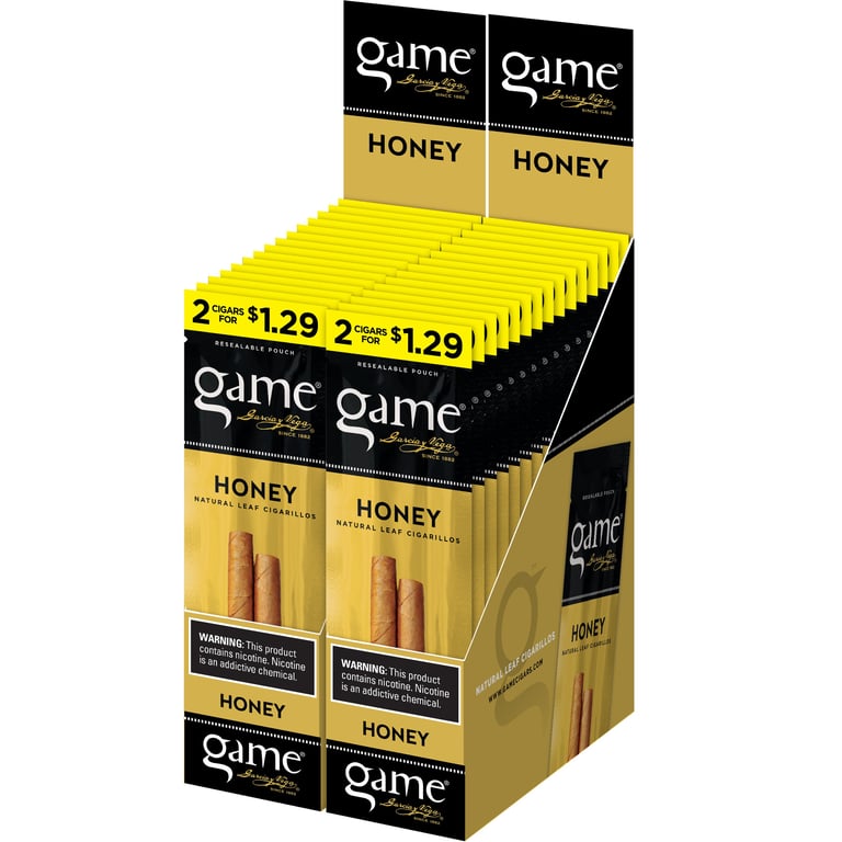 Game Honey Cigarillos 30 CT 2/$1.29 Prepriced