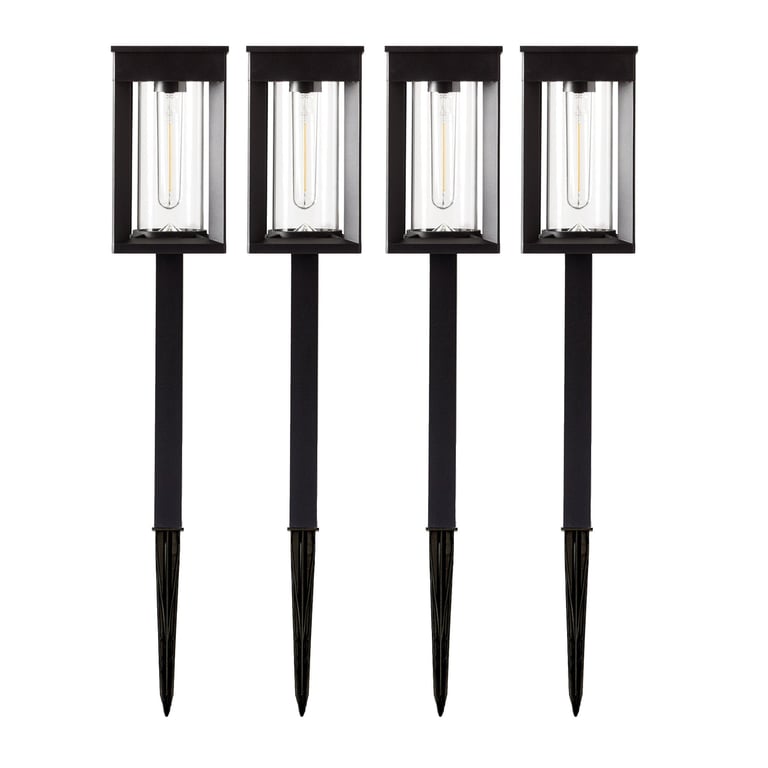 GTX Solar LED Pathway Lights 4-Pack