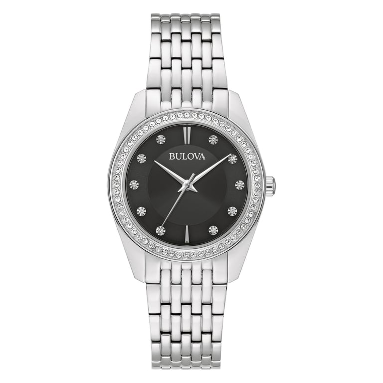 Bulova Classic Crystal Stainless Women's Watch