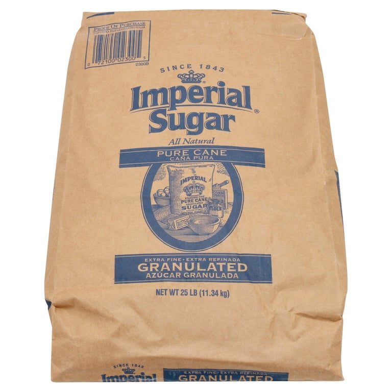 Imperial Granulated Sugar 25 lbs