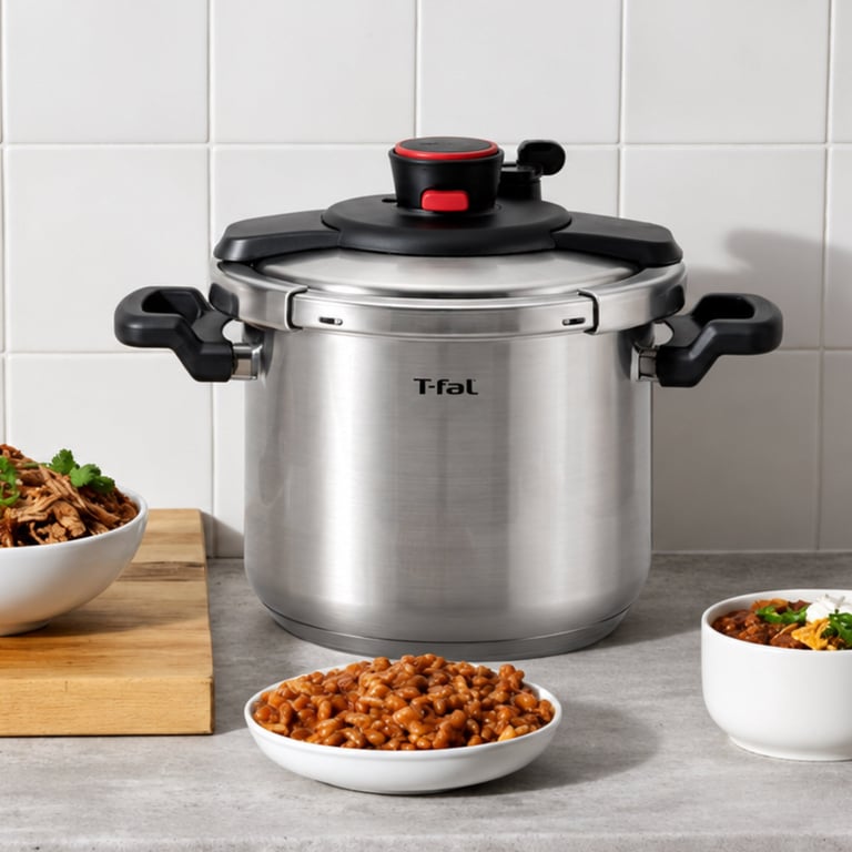 T-fal Clipso 8-Quart Silver Pressure Cooker
