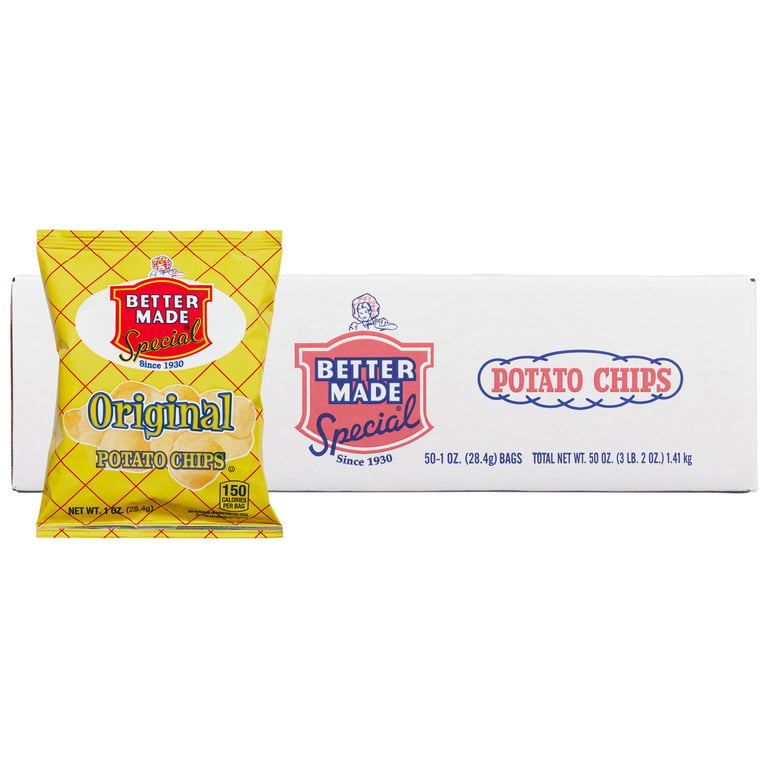 Better Made Original Potato Chips 50/1 oz