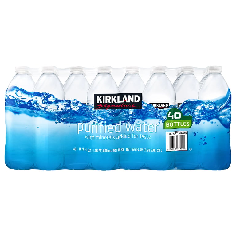 Kirkland Signature Drinking Water 40/16.9 Ounce Bottles