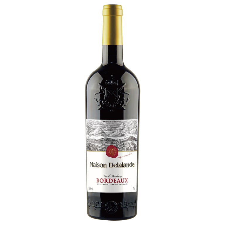 Maison Delalande Bordeaux Red Blend, Bordeaux, France 750mL