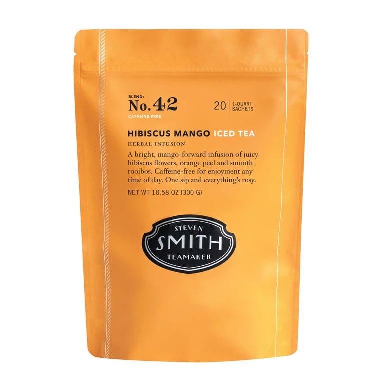 Smith Teamaker Hibiscus Mango Iced Tea, 20 CT