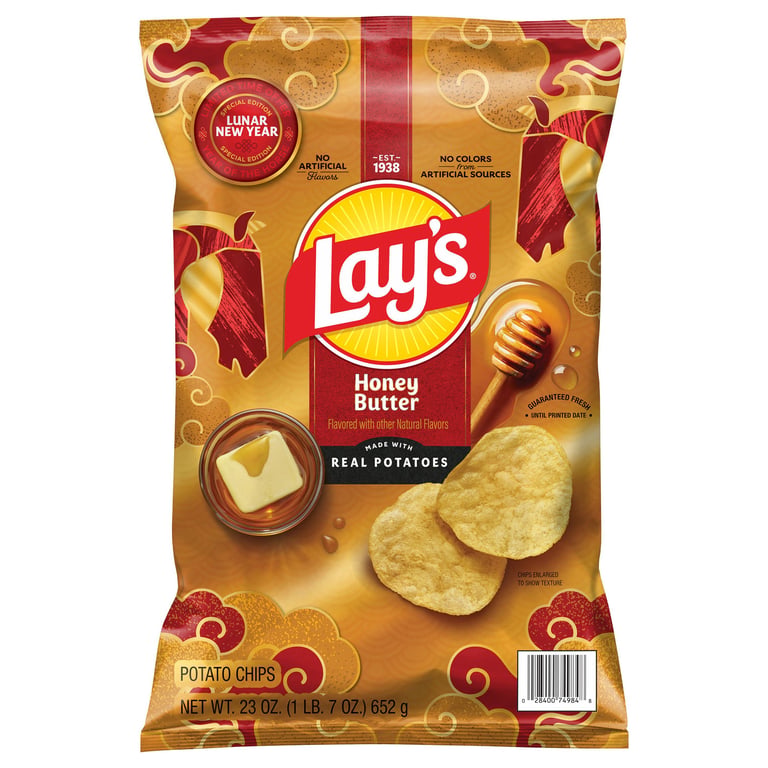 Lay's Honey Butter Potato Chips 23 oz