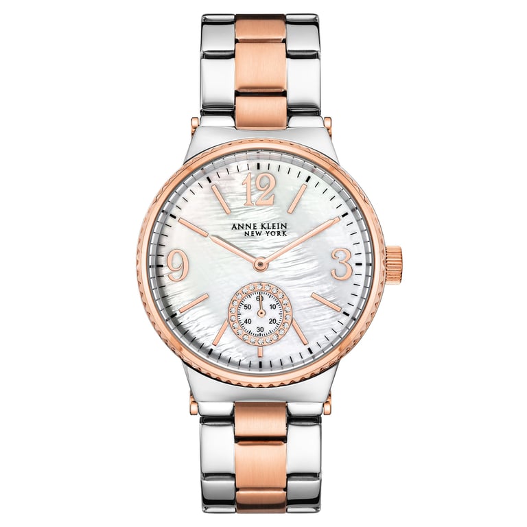 Anne Klein New York Rose Gold Two-Tone Women's Quartz Watch